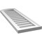 Ekena Millwork Arch Top Surface Mount PVC Gable Vent: Functional, w/ 2"W x 1-1/2"P Brickmould Frame, 12"W x 36"H GVPAR12X3602SF - alternate 3